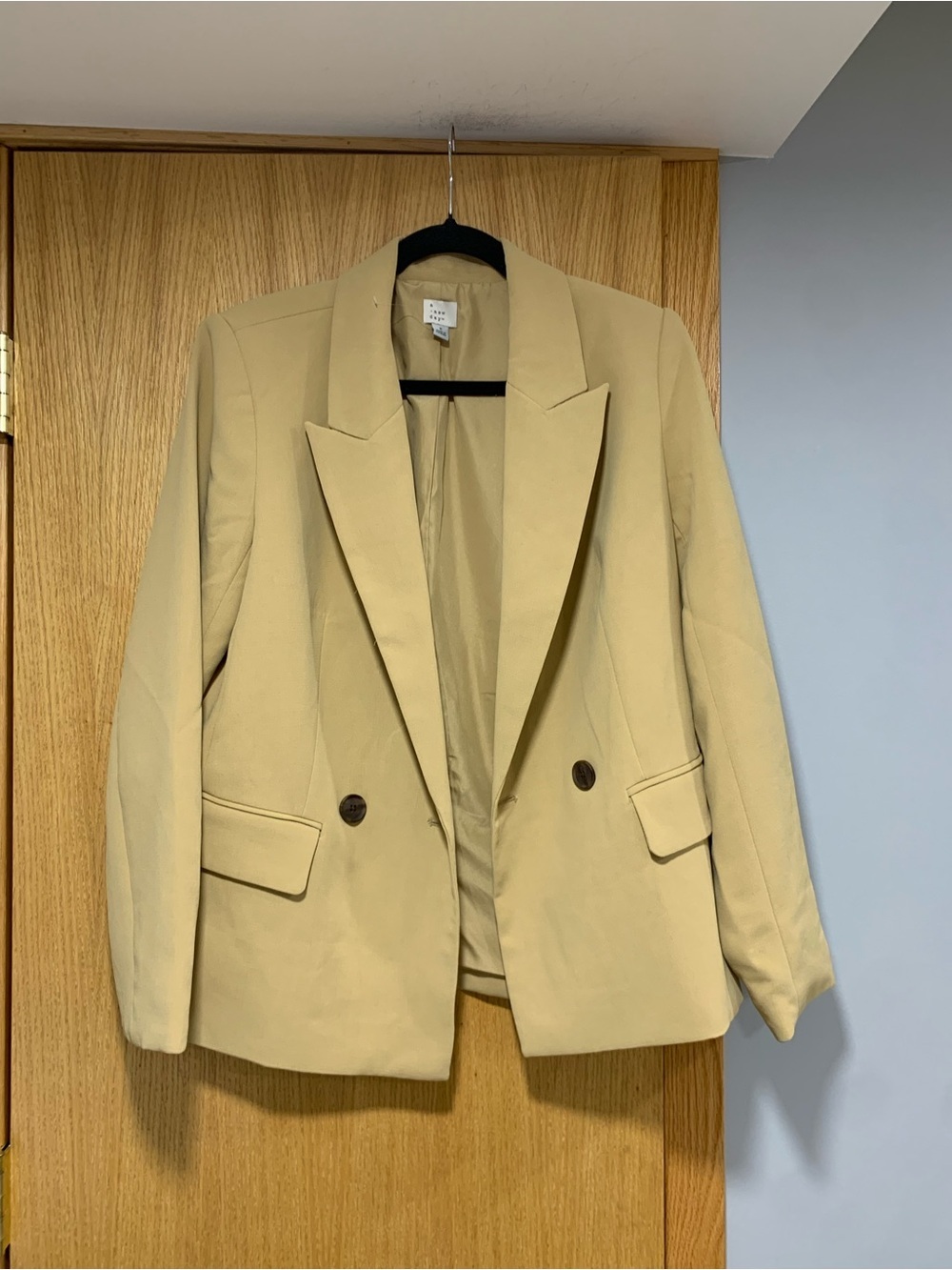 A New Day Relaxed Fit Tan Blazer - Size Small